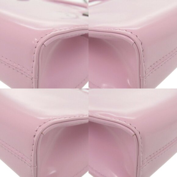 SALVATORE FERRAGAMO Wanda Chain Shoulder Bag 213984 Calf Leather Pink 0559 - Picture 6 of 10